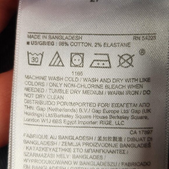 Banana Republic Jeans Womens 27 Blue Boyfriend Distressed Mid Rise Stretch Denim - Picture 12 of 13